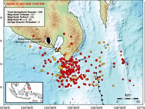 224 Gempa Susulan Usai Gempa M 7,7 di Filipina, Terbesar M 6,7