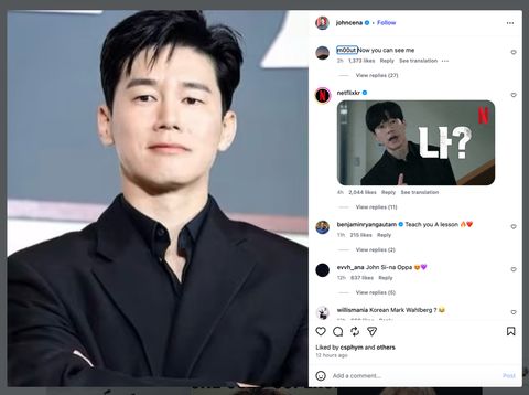 John Cena unggah foto Kim Mu-yeol