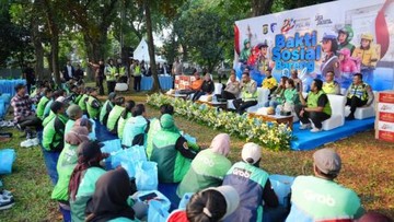 Polri Gelar Baksos Bersama Ojol Jakarta, Perkuat Sinergi Jaga Kamtibmas