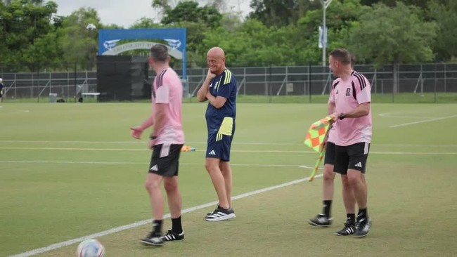 Video Wasit-wasit Piala Dunia 2026 Latihan Bareng Pierluigi Collina