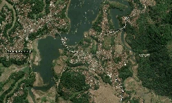 Munculnya Pulau Hijau di Sungai Citarum Terungkap Kamera Satelit