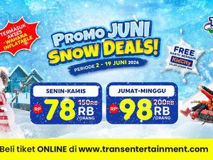 Si Kecil Mau Merasakan Salju Pertama Kali? Trans Snow World Bekasi Punya Promonya