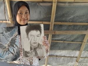 Cerita Siswi Sekolah Pertanian Dapat Cuan dari Menggambar Wajah