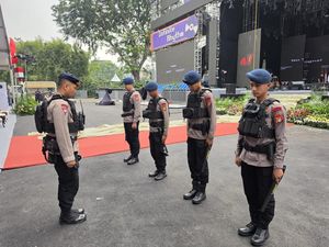Brimob Polda Metro Sterilisasi Jakarta Fair 2026, Pastikan Lokasi Aman
