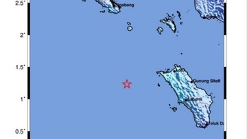 Gempa M 4,1 Guncang Nias Barat, BMKG: Dampak Aktivitas Megathrust