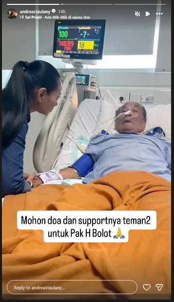 Haji Bolot jatuh sakit dirawat di RS