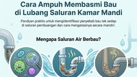 Muncul Bau Aneh dari Lubang Pembuangan Kamar Mandi? Ini Penyebab dan Solusinya