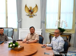 Momen JK Didampingi Putranya Solihin Kalla Bertemu Prabowo di Istana