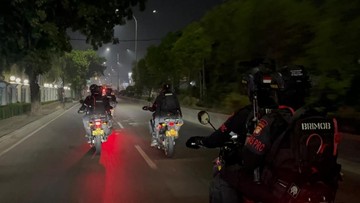 Patroli Keliling Jakarta-Bekasi, Brimob PMJ Bubarkan Balap Liar dan Tawuran