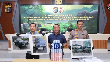 Polda Riau Tetapkan 2 Tersangka Kasus TPPU Perdagangan Gading Gajah