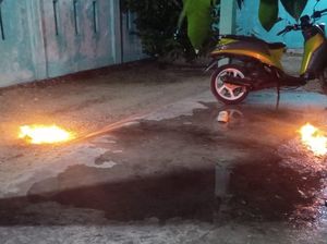 Rumah Anggota Bawaslu Maluku Daim Baco di Tual Dilempar 2 Bom Molotov