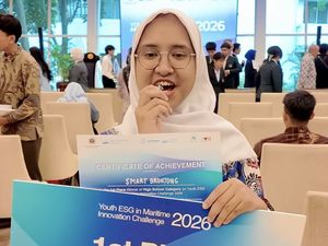 Syarifah Jadi Juara 1 Ide Inovator Muda Youth ESG Maritime 2026 di ASEAN