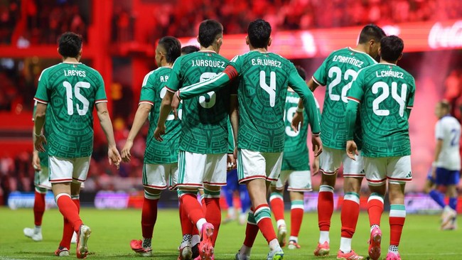 Video Meksiko Melawan Kutukan Tak Pernah Menang di Pembuka Piala Dunia