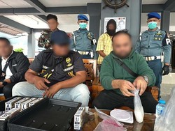 TNI AL Gagalkan Penyelundupan 1 Kg Sabu-Ekstasi dari Malaysia di Karimun