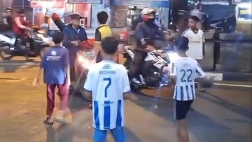 Viral Aksi Bocil Hadang Pemotor Lawah Arah di Simpang Ciawi Bogor