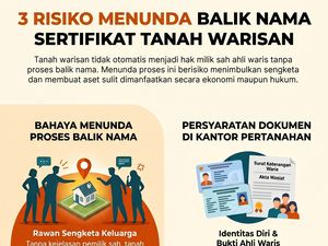 Infografis: Ini Risiko Tunda Balik Nama Sertifikat Tanah Warisan