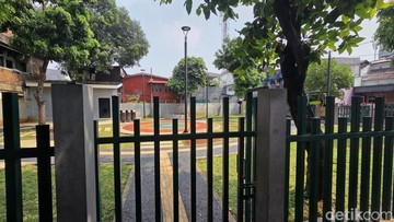 Taman Kramat Jakpus TKP Bocah Di-bully hingga Kesetrum Kini Ditutup