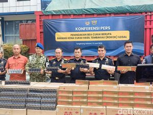 Bea Cukai Gagalkan Peredaran 8,2 Juta Batang Rokok Ilegal