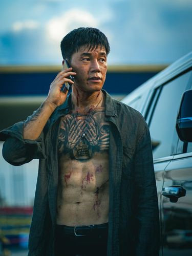 Kim Mu-yeol sebagai Baek Chang-ki dalam film The Roundup: Punishment (2024).
