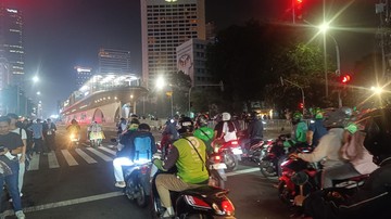 Massa di Tosari Jakpus Bubarkan Diri, Jalan Arah Bundaran HI Dibuka