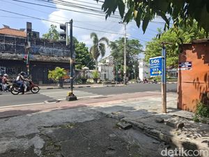 Jejak Jalur Kereta Jenazah Raja Solo PB X di Jogja Nyaris Tak Tersisa