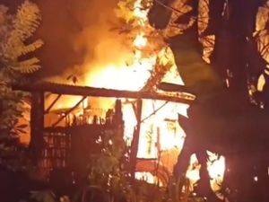 Pilu Lansia Ngawi Tewas Terbakar Saat Ditinggal Istri Beli Makan