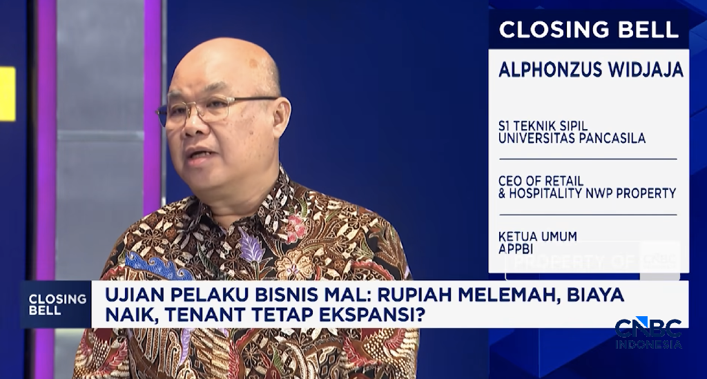 Ketua Umum APPBI, Alphonzus Widjaja. (CNBC Indonesia)