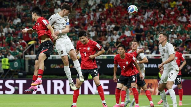 Soccer Football - FIFA World Cup 2026 - Group A - South Korea v Czech Republic - Estadio Guadalajara, Guadalajara, Mexico - June 11, 2026 Czech Republic's Ladislav Krejci scores their first goal REUTERS/Paul Childs