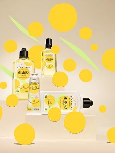 Rangkaian koleksi terbatas L'Occitane Mimosa Verveine