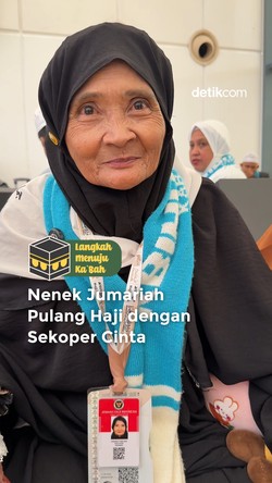 Video Nenek Jumariah Pulang Haji dengan Sekoper Cinta