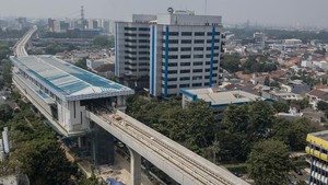 LRT Jakarta Velodrome-Manggarai Rp 4,1 Triliun Bakal Diresmikan Bulan Ini