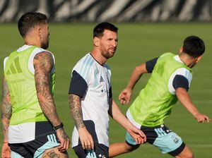 Video: Momen Messi Bersama Timnas Argentina Latihan untuk Piala Dunia di Kansas