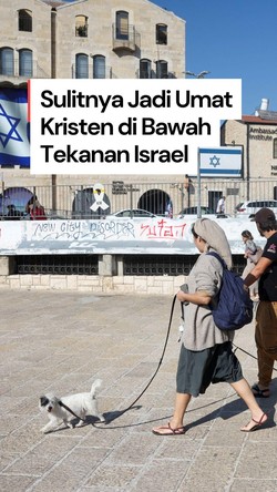 Video Umat Kristen di Yerusalem Ceritakan Beratnya Ditindas Israel
