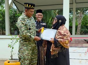 Ambruk saat Bencana, TNI Bangun Kembali Balai Pengajian Anak Yatim di Aceh