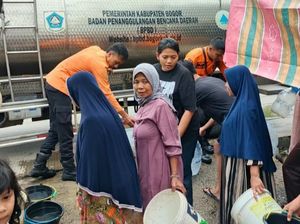 217 Jiwa di Nanggung Bogor Terdampak Kekeringan, BPBD Salurkan Air Bersih
