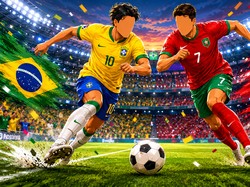 Link Live Streaming Brasil vs Maroko Piala Dunia 2026, Big Match Grup C