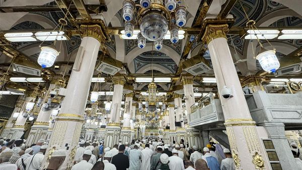 Jemaah Padati Masjid Nabawi Usai Puncak Haji