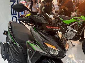 Tampang Kawasaki Brusky 125, Rival Honda Vario Seharga Rp 26 Jutaan