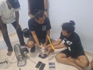 Pengedar Narkoba di Kendari Tak Berkutik Saat Digerebek di Indekos