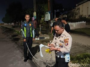 Pemotor Jupiter Tewas Hantam Truk Putar Arah di Kobar