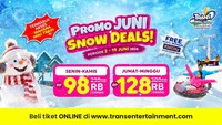 Ajak Anak Rasakan Bermain Salju, Trans Snow World Bintaro Buka Promo Juni Ini!