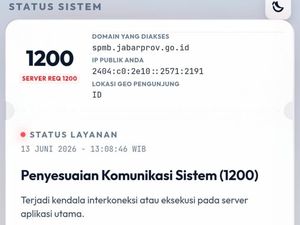 Ortu Keluhkan Web SPMB Jabar Error: Cuma Ada Dinosaurus Lompat