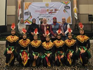 Srikandi Green Policing Polda Riau Sabet Juara 1 Senam Kreasi Perwosi