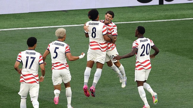 Sejarah AS! Pertama Kali Bikin 4 Gol di Satu Laga Piala Dunia