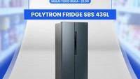 Transmart Full Day Sale, Kulkas Polytron 436L Diskon Gede!