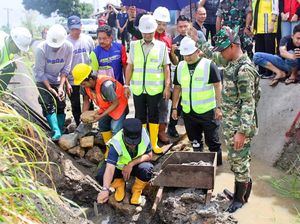 Gubernur Sulsel Perkuat Pertanian Bone Lewat Rehabilitasi Irigasi Bengo