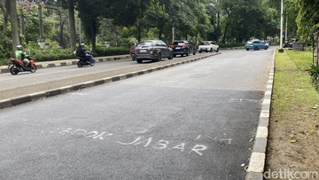 Perbaikan Jalan Lenteng Agung Diberi Batas Wilayah 'Depok', Bina Marga Jelaskan