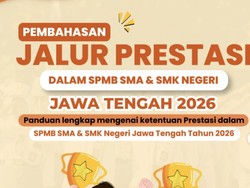 Ketentuan Jalur Prestasi SPMB Jateng 2026, Pendaftaran Mulai 15 Juni!