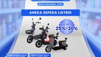 Harga Sepeda Listrik Rp 3,9 Jutaan di Transmart Full Day Sale