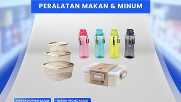 Serbu! Kotak Makan-Tumbler Murah Meriah di Transmart Full Day Sale